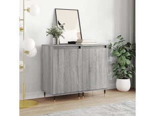 Buffets 2 pcs - bahut - meuble de rangement sonoma gris 40x35x70 cm bois d'ingénierie