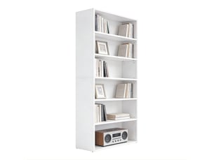Bibliotheque coloris  blanc  VASAGLE  - 80 cm x 160.7 cm