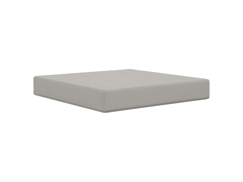  Coussin de canapé d'extérieur, coussin de chaise polyester gris 60 x 60 cm cf54086  - Conforama D