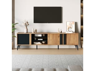 Meuble tv coloris marron  <strong></strong>  <strong></strong>