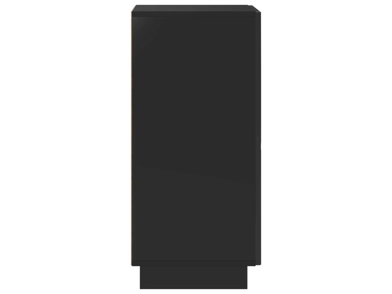  Buffet salon, buffet de rangement noir 33,5x34,5x75 cm bois d'ingénierie shl43148  - Conforama E