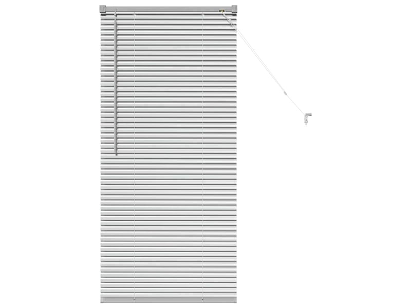  Store vénitien, store de fenêtre argenté 130 x 55 cm 25 mm aluminium cf47553  - Conforama A