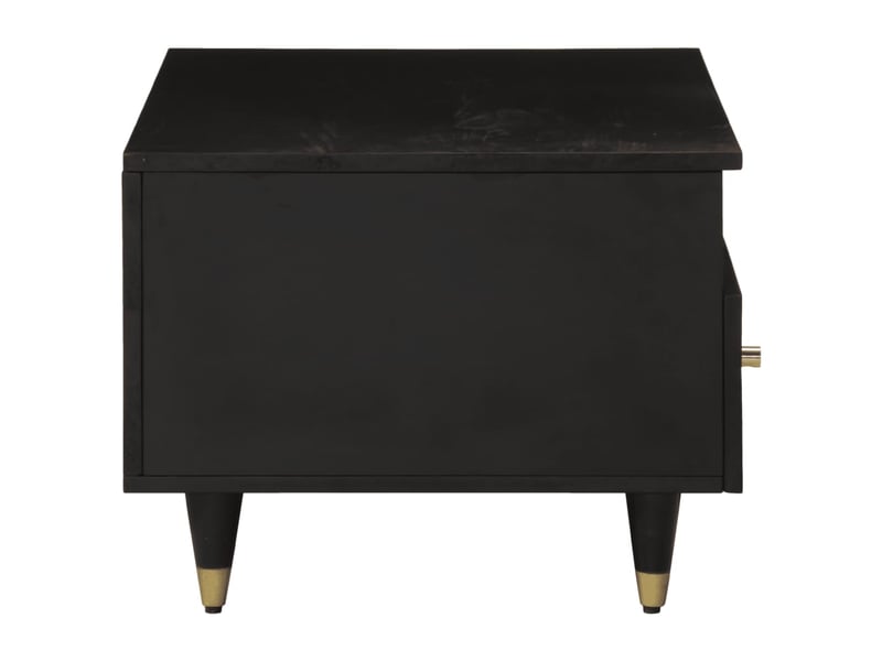  Table basse - table de salon - table à thé 80x54x40 cm bois de manguier massif  - Conforama D