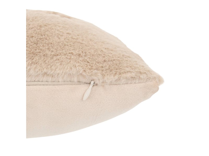 Coussin de noël cocooning en fourrure 50 x 30 cm  - Conforama C