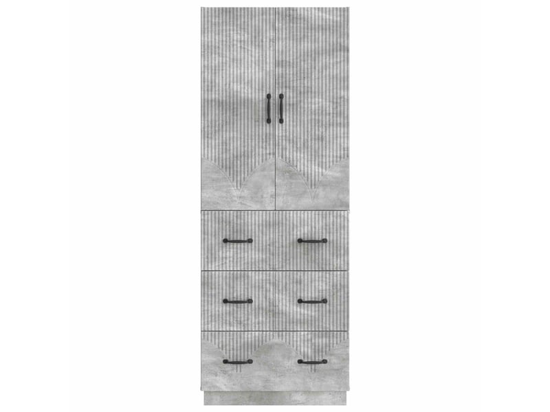  Ensemble de meubles 2 pcs, rangement de salon 66 x 34,5 x 87 cm bois d'ingénierie shl1552  - Conforama E