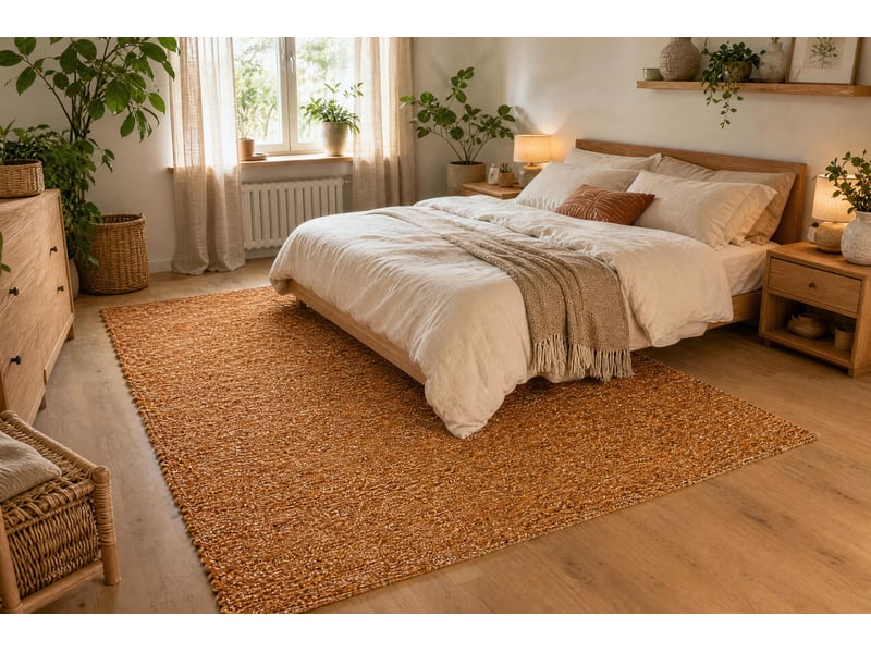  Tapis nepal copper cuivre mélange - laine, double face, naturel 120x170 cm  - Conforama E