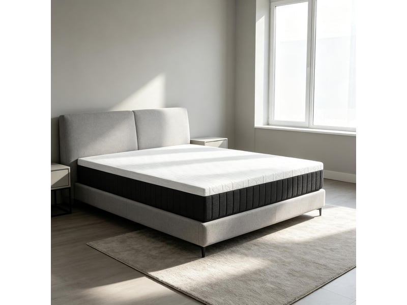  Matelas 2 personnes 140 x 190 cm, mousse à mémoire de forme, épaisseur 25 cm  - Conforama B