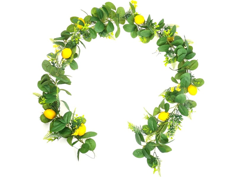  Guirlande de fruits printaniers de 1,80 m, citrons artificiels, guirlande jaune d'été pour décoration de porte d'entrée, mur, table.  - Conforama A