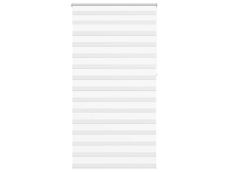  Store vénitien zebra, store de fenêtre 120,9 x 230 cm, largeur du tissu 116,7 cm, blanc cf48201  - Conforama A