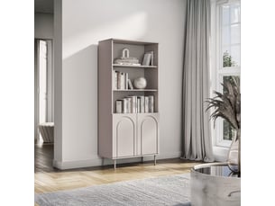 Bibliotheque coloris taupe 0 étagère(s) SELSEY Orvella - 80 cm x 180 cm