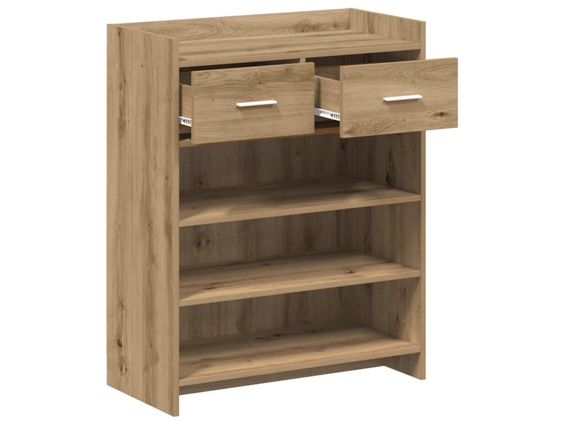  Meuble à chaussure, cabinet à chaussures 73,5x36x92 cm bois d'ingénierie shl3457  - Conforama D