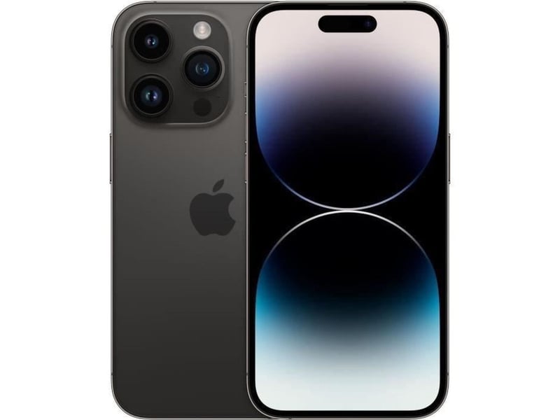  Smartphone 14 pro 256 go triple camera space black  - Conforama A