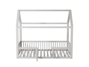 Lit cabane 90x200 cm <strong></strong> <strong></strong> coloris blanc