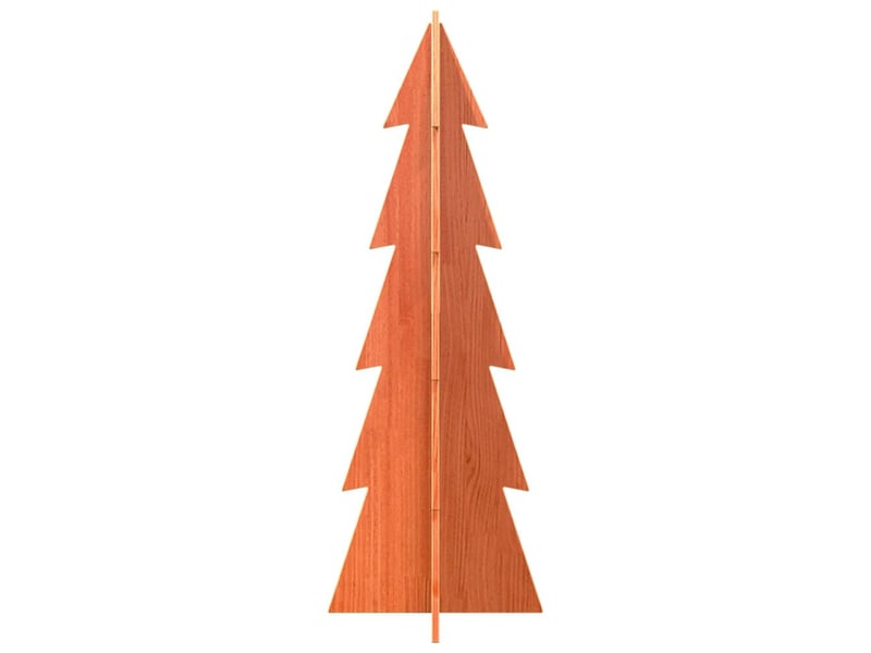  Sapin de noël - arbre de noël en bois pour décoration 112 cm bois de pin massif  - Conforama D