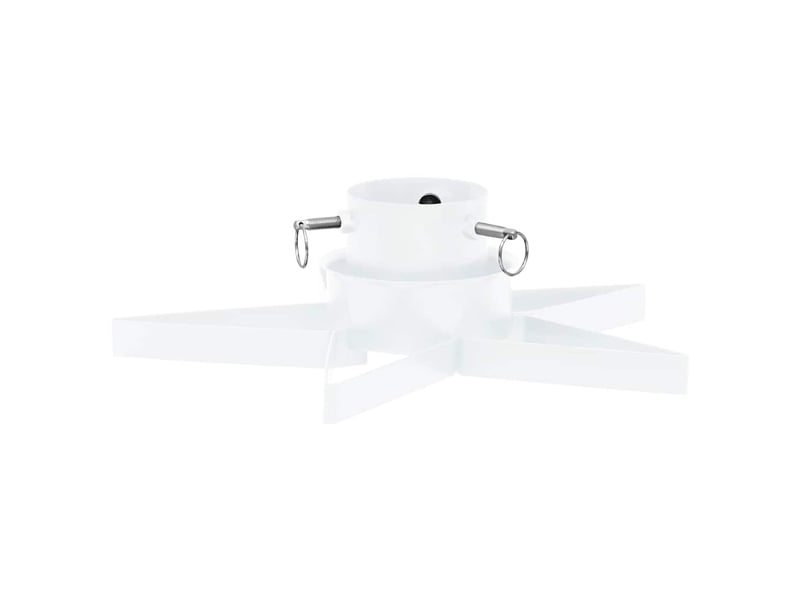  Support de sapin de noël blanc 47x47x13,5 cm  - Conforama C