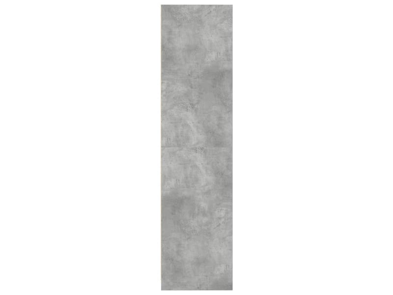  Garde-robe chambre, armoire de rangement gris béton 50x50x200 cm aggloméré shl54387  - Conforama E