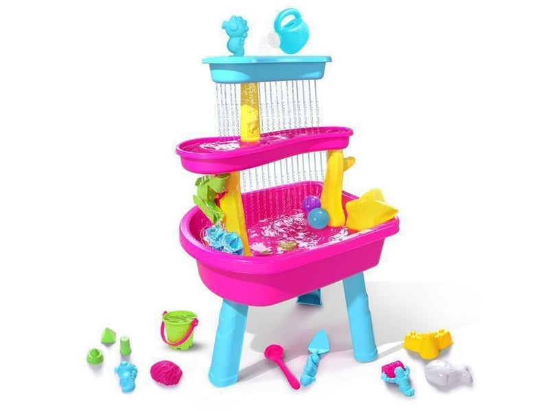  Table activity eau sable 3 niveaux cascade rose et bleu avec 37 accessoires 151498_AAAOQ04765_6_DROPFR - Conforama A