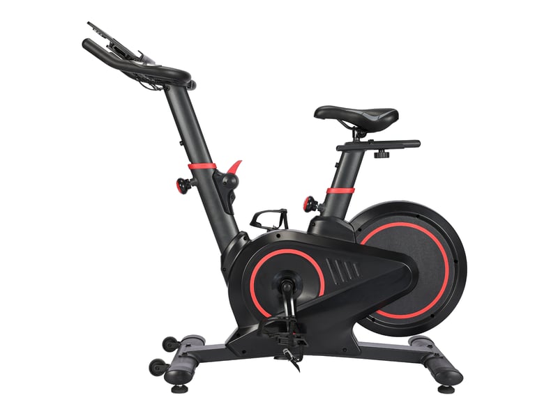  Vélo de Spinning Magnétique – Volant d’Inertie 6 kg, Écran LCD, Capteur de Pouls et Réglages Multiples  - Conforama B