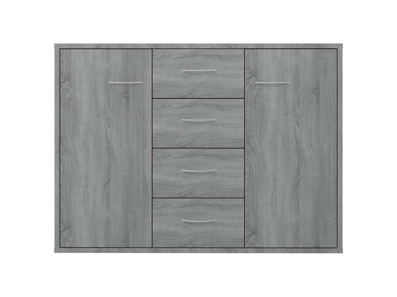  Buffet - bahut - meuble de rangement sonoma gris 88x30x65 cm bois d'ingénierie  - Conforama D