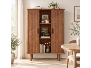 Buffet 2 porte(s) 0 tiroir(s) <strong>MAISENTIEL</strong> <strong></strong> - 110 cm coloris marron