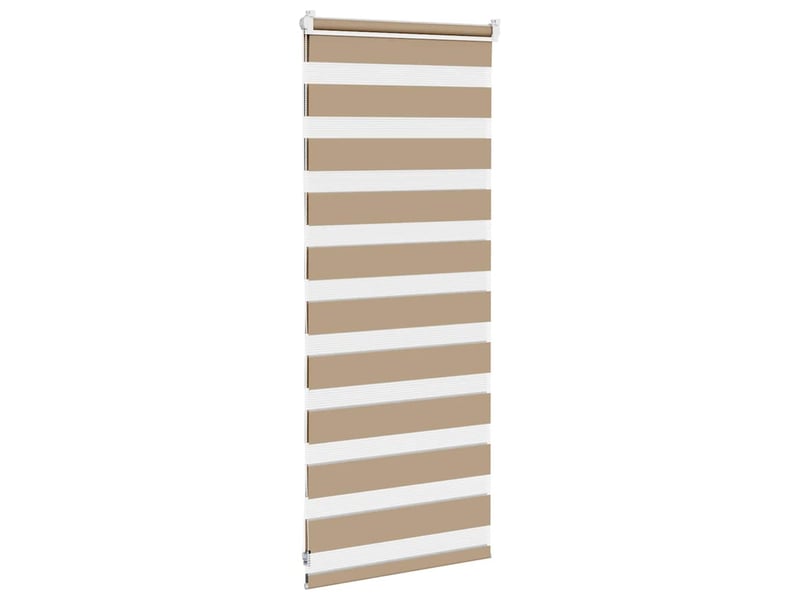  Store zèbre, store de fenêtre marron sable largeur du tissu 55,9 cm polyester cf48816  - Conforama D