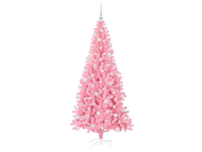  Sapin de noël, arbre de noël rose 180 cm pvc shl1679  - Conforama D