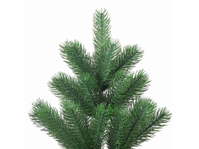  Sapin de noël - arbre de noël artificiel nordmann avec led et boules vert 180cm  - Conforama D
