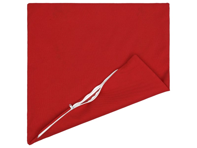  Lot de 2 coussins avec oreiller, coussins décoratifs heerlen rouge tissu cf50319  - Conforama C