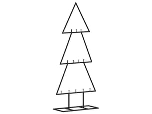 Arbre de noël, sapin de noël en métal pour décoration noir 60 cm