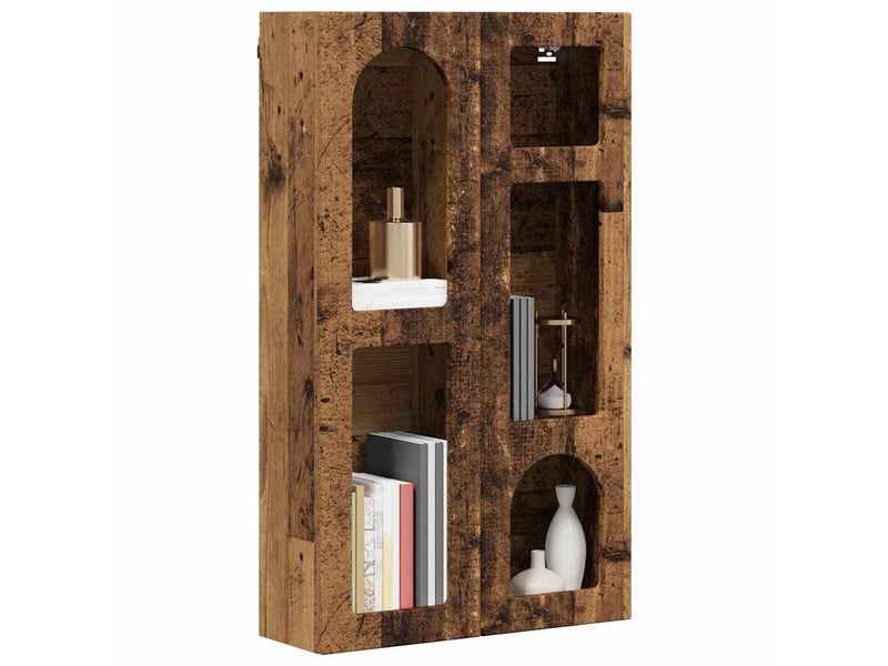  Armoire suspendue, meuble de rangement elst bois ancien 59x20x100 cm  - Conforama C