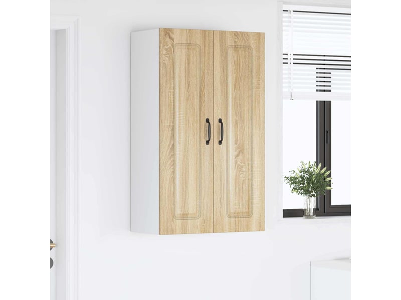 Meuble mural de cuisine | armoire de cuisine chêne sonoma 60x31x100cm shl159 - Conforama D