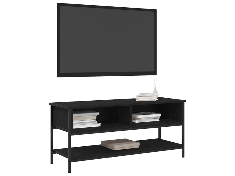  Ensemble meuble tv - banc tv - meuble de rangement 100 x 35 x 45 cm chêne noir  - Conforama C