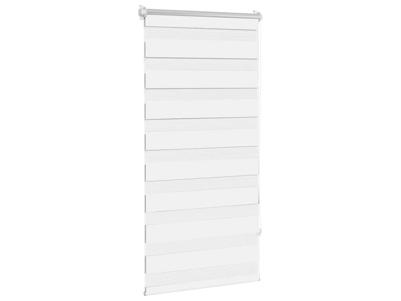  Store vénitien zebra, store de fenêtre 80,9 x 150 cm, largeur du tissu 76,7 cm, blanc cf48209  - Conforama C