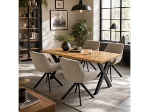 Ensemble table rectangulaire  4 chaise(s)  <strong>GOEURVANT</strong> <strong></strong> 