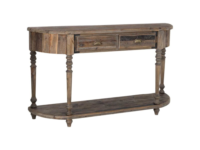  Console en bois marron 149x35x87 cm h  - Conforama A