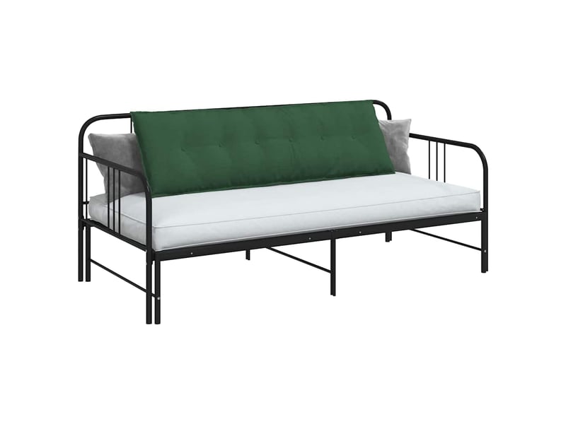 Coussin de dos, coussin de dossier vert jungle 160 x 50 cm tissu en velours côtelé cf55111 - Conforama C