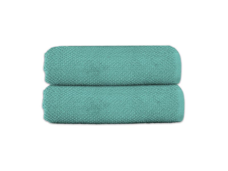  Lot 2 serviettes de bain 70x140 coton éponge  - Conforama A