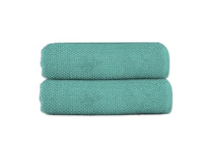 Lot 2 serviettes de bain 70x140 coton éponge