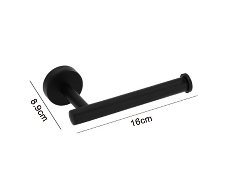  Porte-papier hygiénique en acier inoxydable, support mural rond à moitié ouvert pour salle de bain et cuisine  - Conforama C