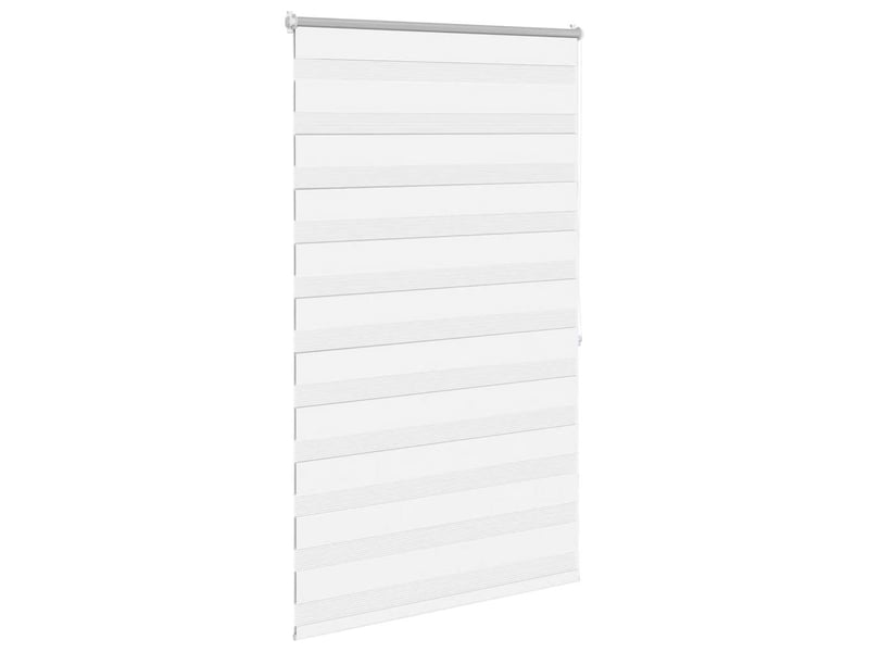 Store vénitien zébré, store de fenêtre 100,9 x 175 cm, largeur du tissu 96,7 cm, blanc cf48217 - Conforama C