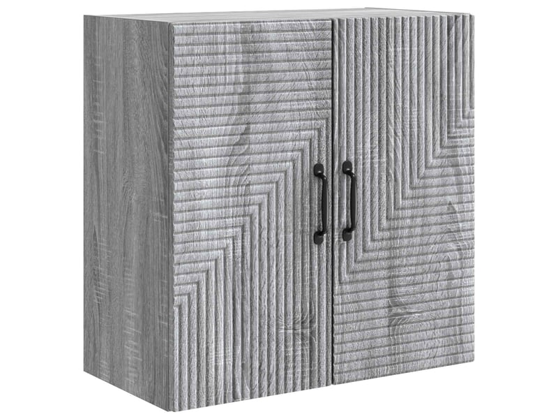  Armoire murale salon, meuble de rangement sonoma gris 59x31x60cm bois d'ingénierie shl9426  - Conforama A