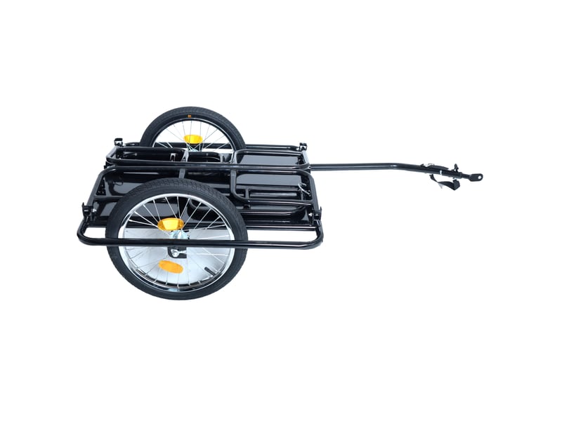  Remorque cargo pour vélo, charge 50 kg, roues 16 pouces, attelage universel  - Conforama D