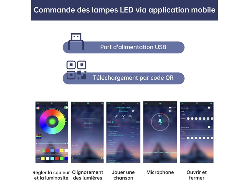  Meuble tv naturel, 2 tiroirs, rangement, éclairage led, gestion des câbles, portes coulissantes - 180x40x44.5cm - salon  - Conforama D