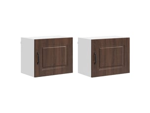Meuble mural de cuisine | armoire de cuisine 2 pcs chêne brun shl9671