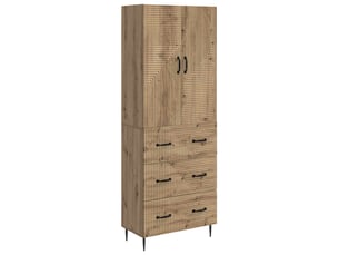 Armoire <strong></strong> <strong></strong> coloris bois clair largeur 66 cm