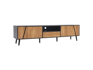 Meuble tv coloris bicolore 180 cm   
