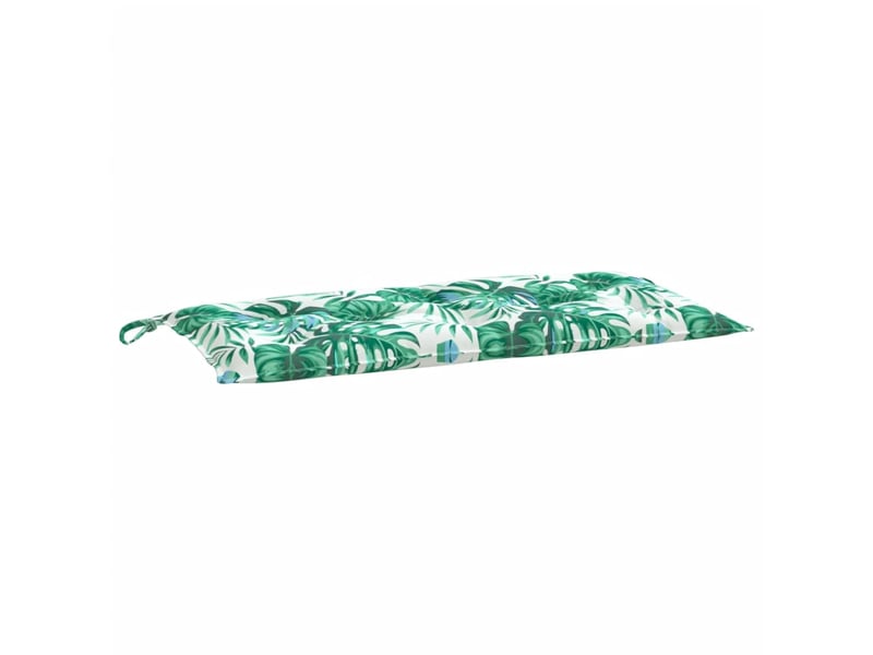  Coussin de banc de jardin, coussin d'assise motif de feuilles 110x50x7 cm cf52748  - Conforama D