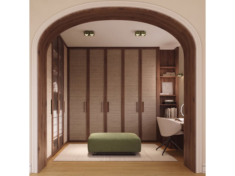  Applique ovio vert olive gx53 aluminium moderne 6x12x14.5cm SL.3346 - Conforama B