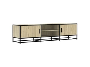 Meuble tv coloris marron 160 cm <strong></strong>  <strong></strong>