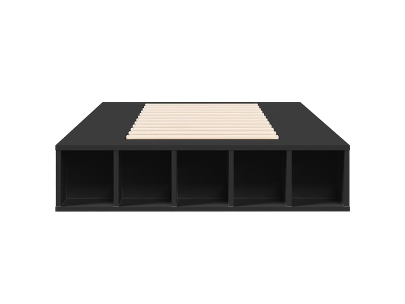  Lit simple- lit adulte -  cadre de lit sans matelas noir 90x190 cm  - Conforama C